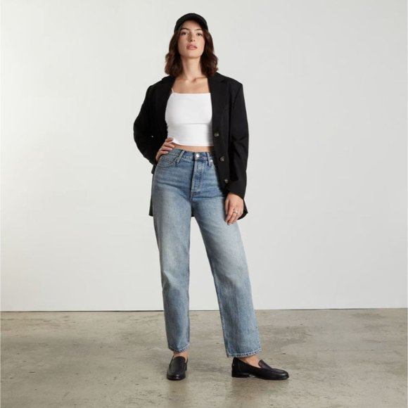 Everlane The 80s Blazer in Black  New Womens Oversized Jacket - Picture 4 of 16